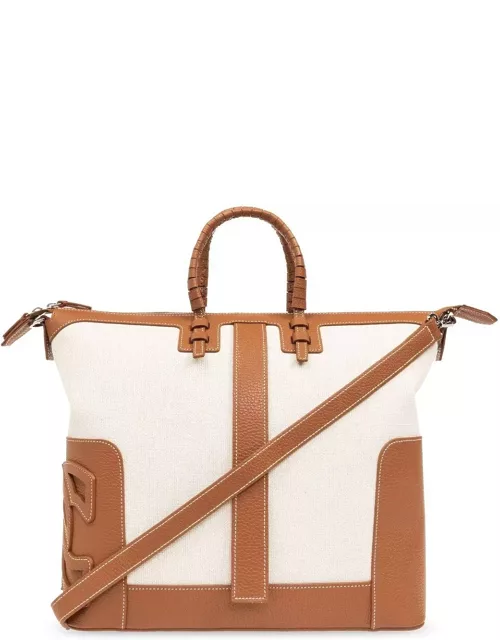 Casadei C-style Zipped Tote Bag
