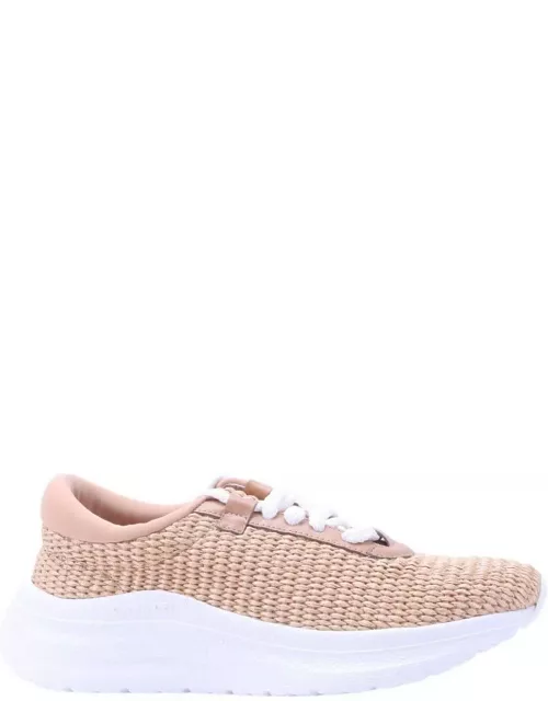 Casadei Round-toe Lace-up Sneaker