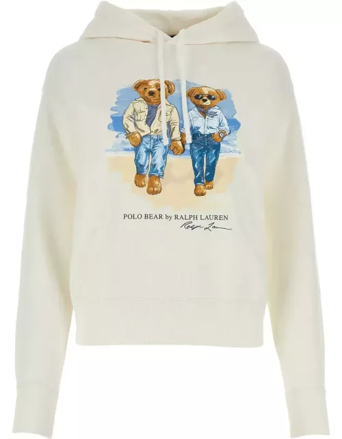White Cotton Blend Sweatshirt Polo Ralph Lauren