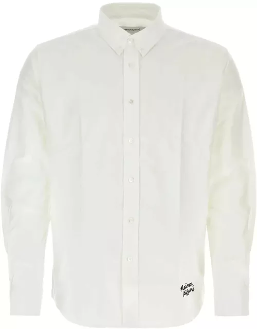 Maison Kitsuné White Cotton Shirt