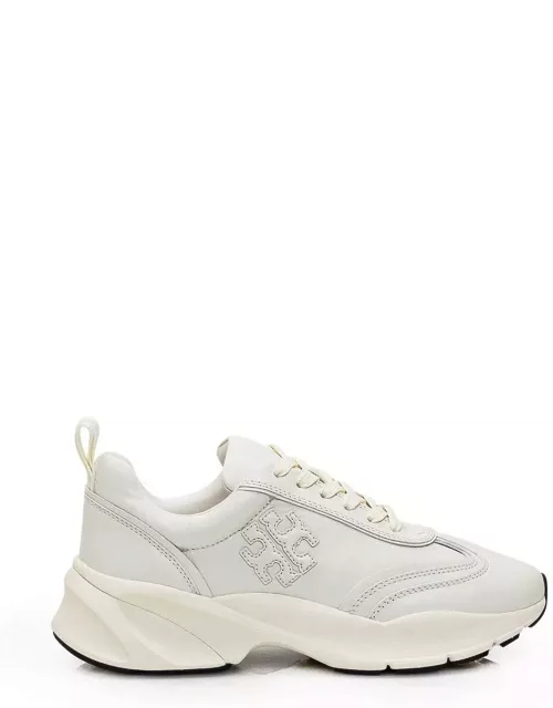 Tory Burch Logo-embossed Lace-up Sneaker