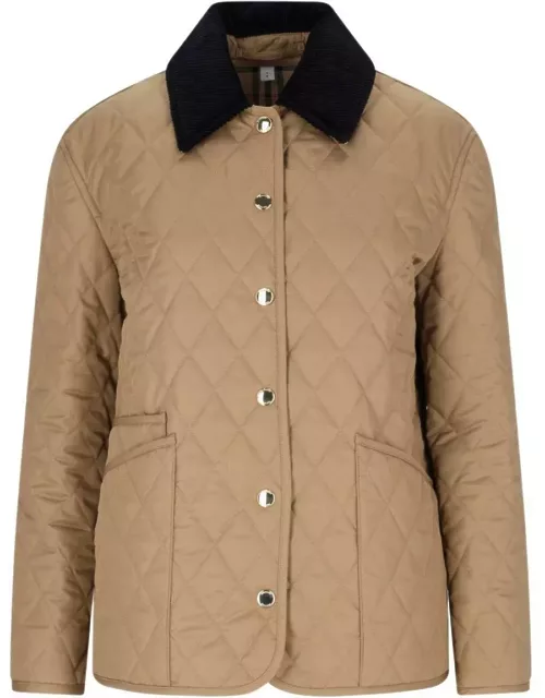 Burberry Long Sleeved Quilted Jacket