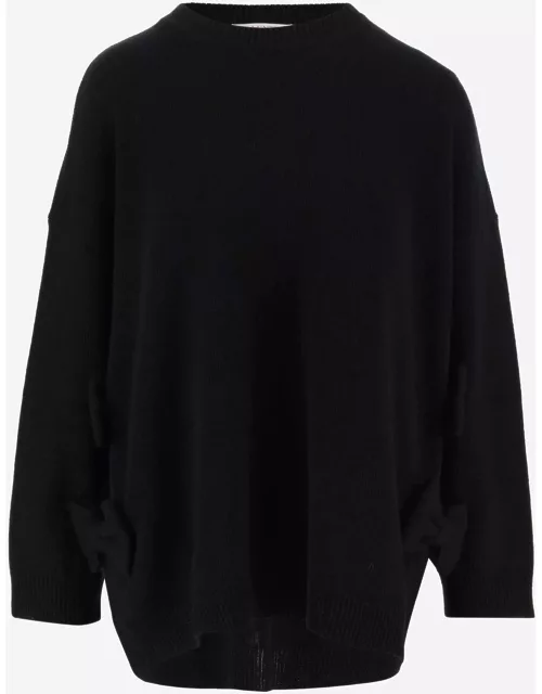 Valentino Wool Sweater With Bow Detai
