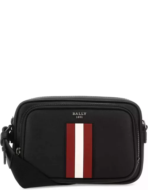 Bally Black Leather Makeba Crossbody Bag