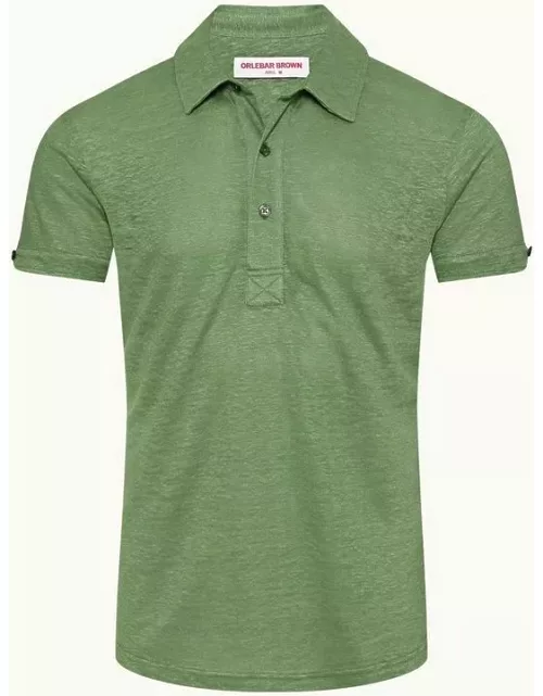 Sebastian Linen - Fresh Lawn Tailored Fit Linen Polo Shirt