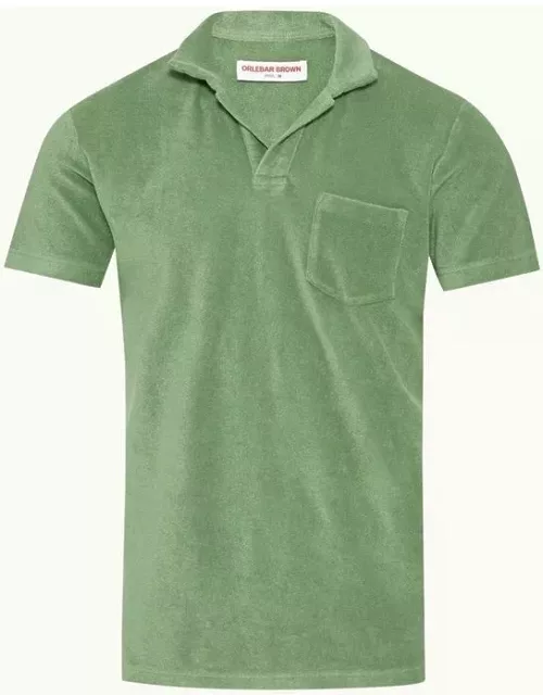 Terry Towelling - Fresh Lawn Tailored Fit Organic Cotton Towelling Resort Polo Shirt