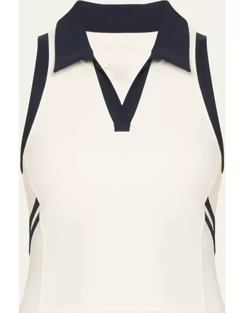Austin Airweight Cropped Polo Tank Top