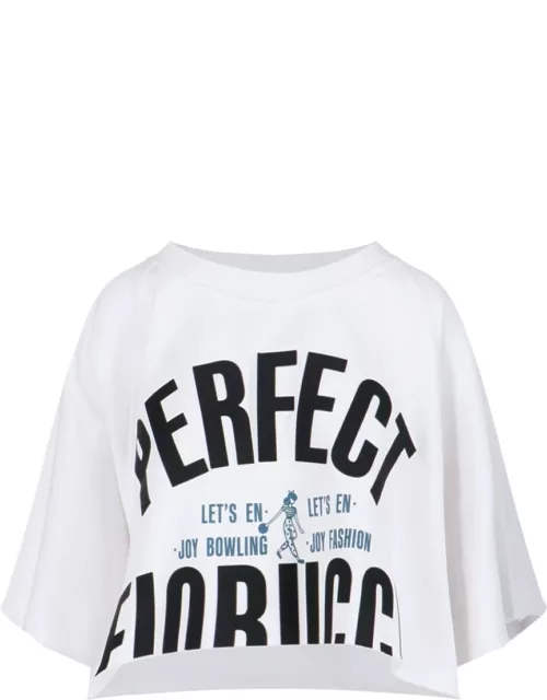 Fiorucci 'Perfect' Crop T-Shirt