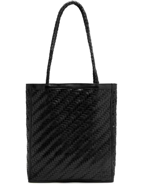 Bembien Le Tote Woven Leather Tote - Black