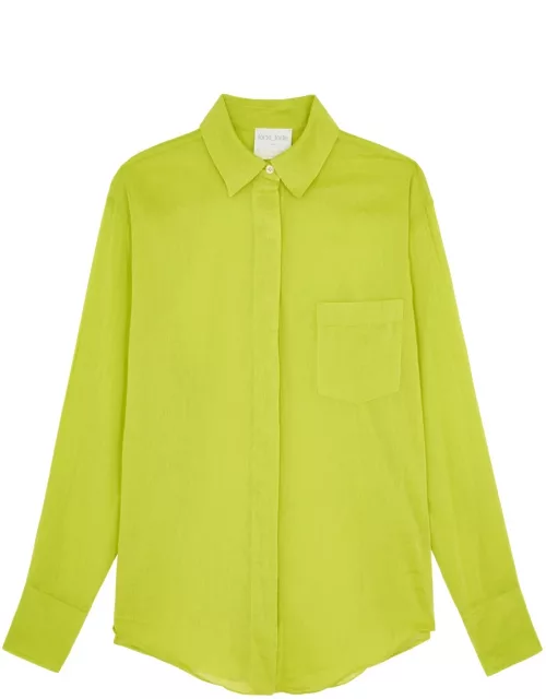 Forte_forte Cotton-blend Voile Shirt - Light Green - 3 (UK 12 / M)