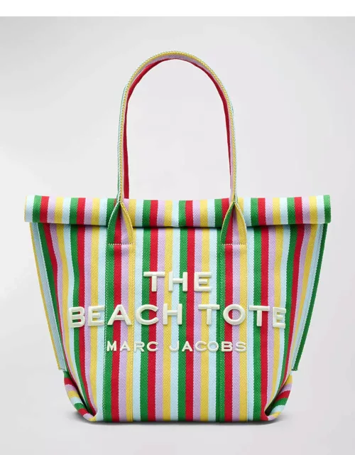 The Striped Jacquard Beach Tote Bag