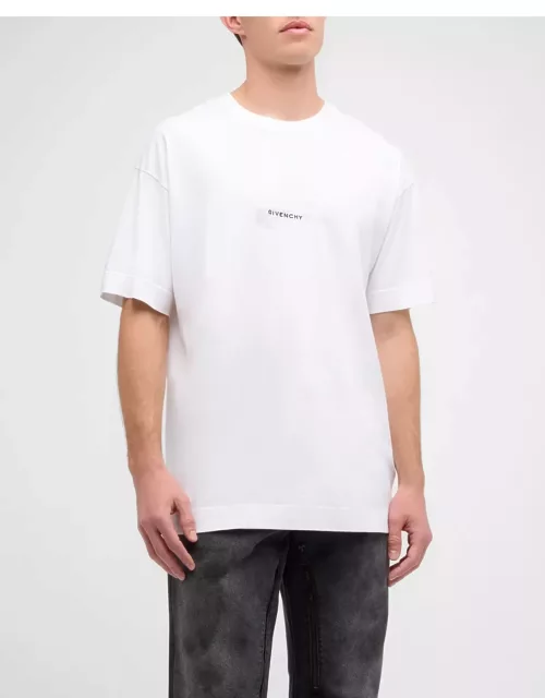 Men's Wing Logo Short-Sleeve Cotton T-Shirt