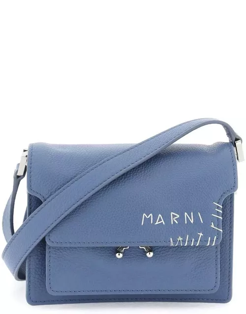 Marni Mini Trunk Logo Embroidered Shoulder Bag