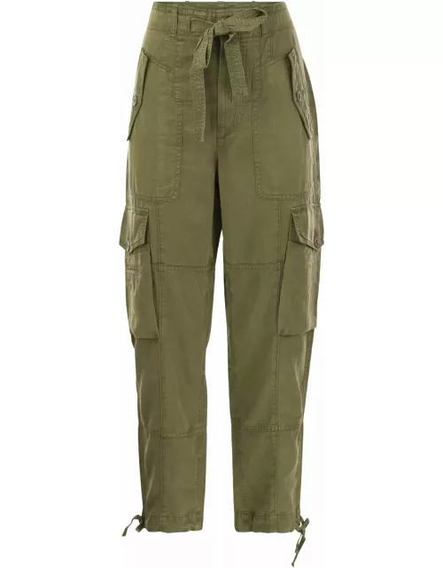 Polo Ralph Lauren Linen Blend Twill Cargo Trouser