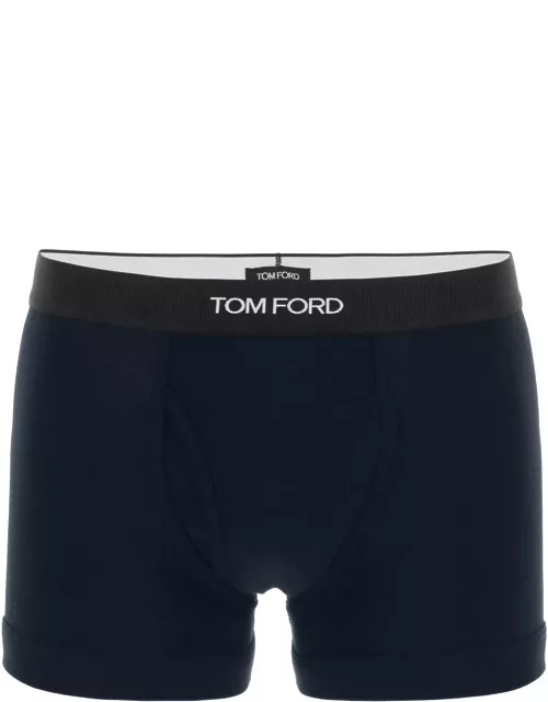 Tom Ford Cotton Boxer Briefs With Logo Band