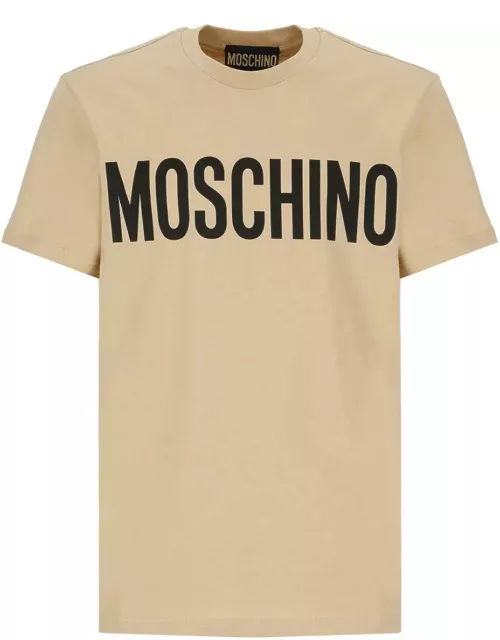 Moschino Logo Printed Crewneck T-shirt