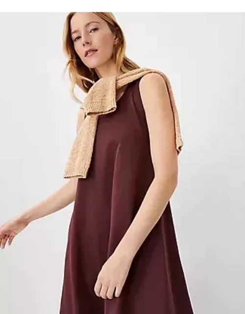 Ann Taylor AT Weekend Jersey Trapeze Maxi Dres