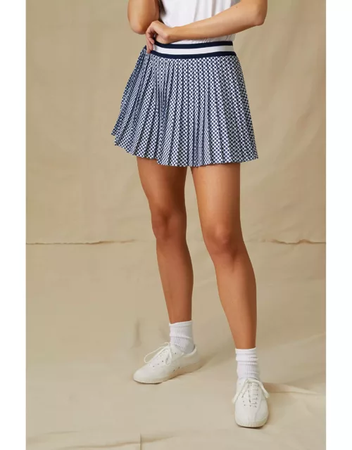 Navy Ditsy Daisy 14 Inch Lexi Tennis Skirt