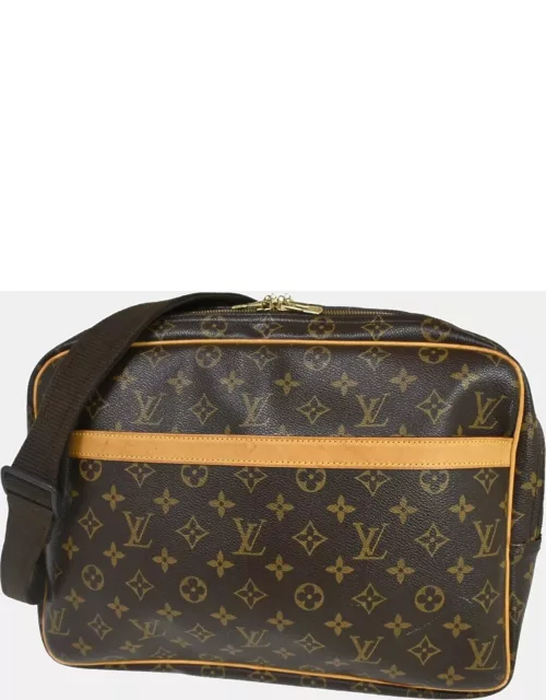 Louis Vuitton Brown Canvas Reporter shoulder Bag