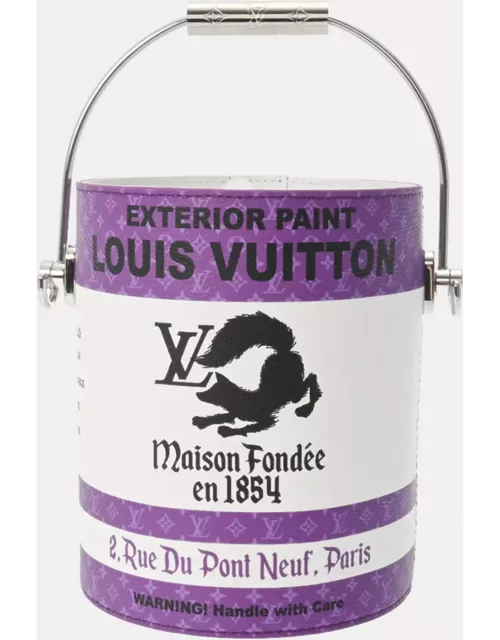 Louis Vuitton Purple Monogram Paint Can Bag