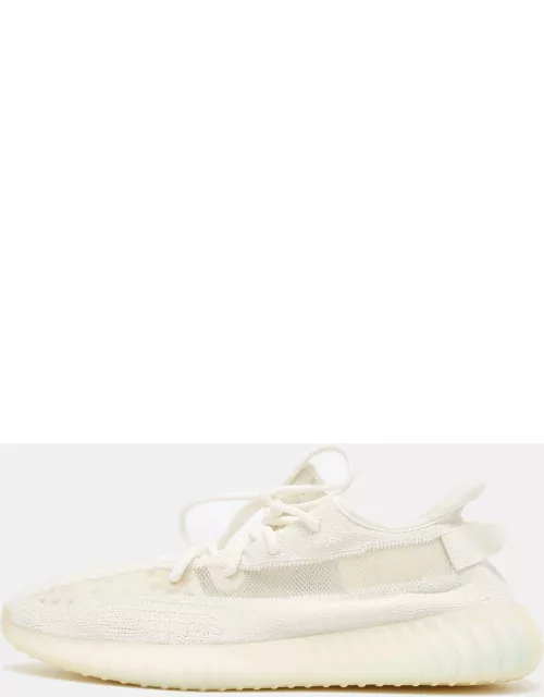Yeezy X Adidas Off White Knit Fabric Boost 350 V2 Bone Sneaker