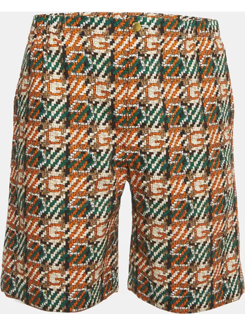 Gucci Multicolor Printed Cotton Shorts