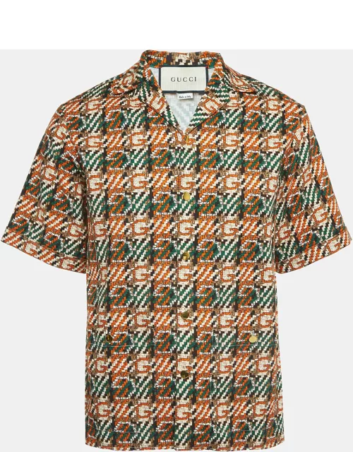 Gucci Multicolor Printed Cotton Shirt