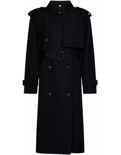Burberry Long Three-layer Black Trench Coat