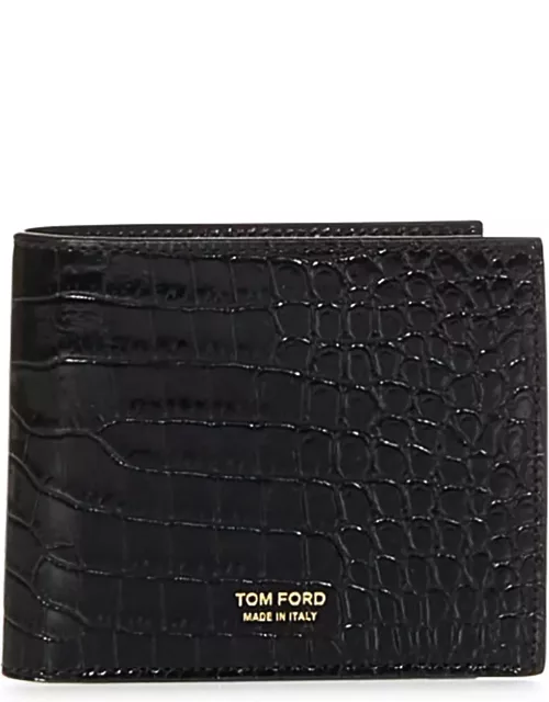 Tom Ford Croco-print Leather Wallet