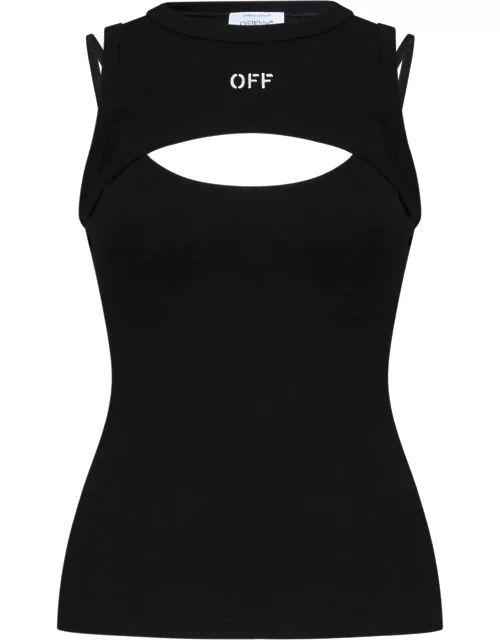 Off-White Off Stamp Logo Top