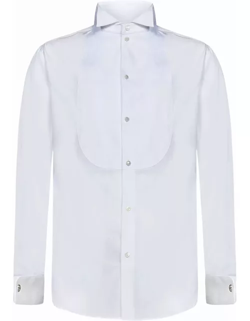 Emporio Armani Shirt In White Cotton
