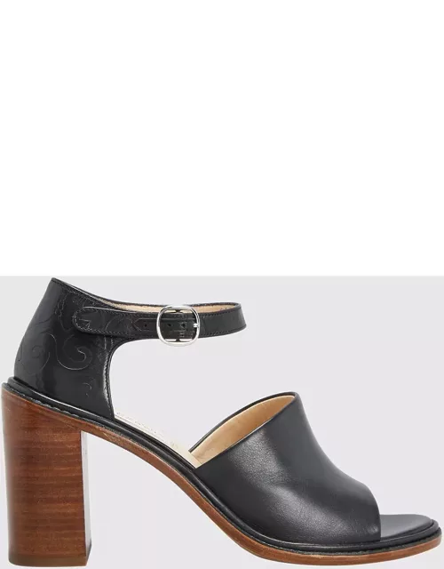 Beau Leather Ankle-Strap Sandal