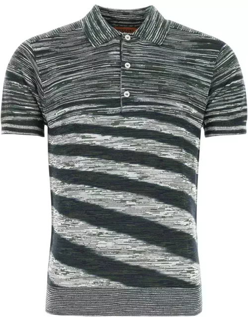 Missoni Embroidered Viscose Blend Polo Shirt