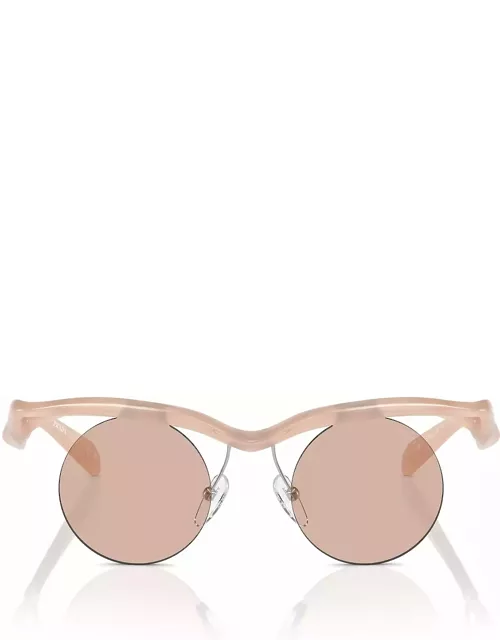 Prada Eyewear Pr A24s Opal Peach Sunglasse