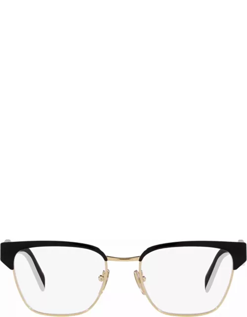 Prada Eyewear Pr 65yv Black / Pale Gold Glasse