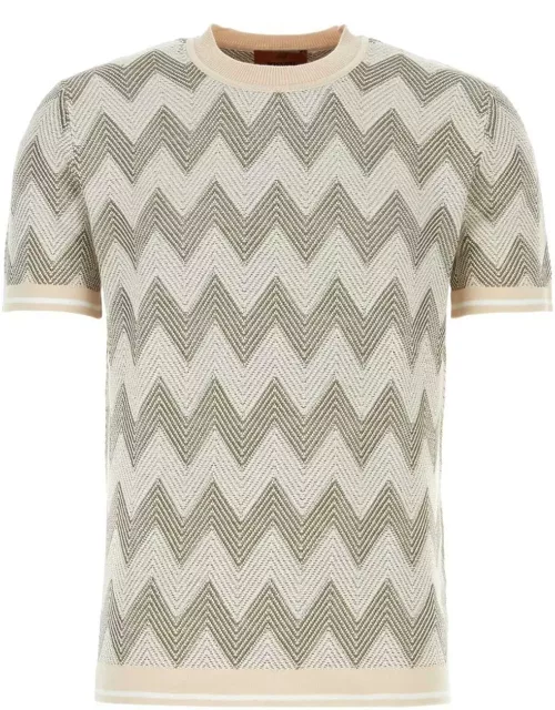 Missoni Zig-zag Patterned Knitted T-shirt
