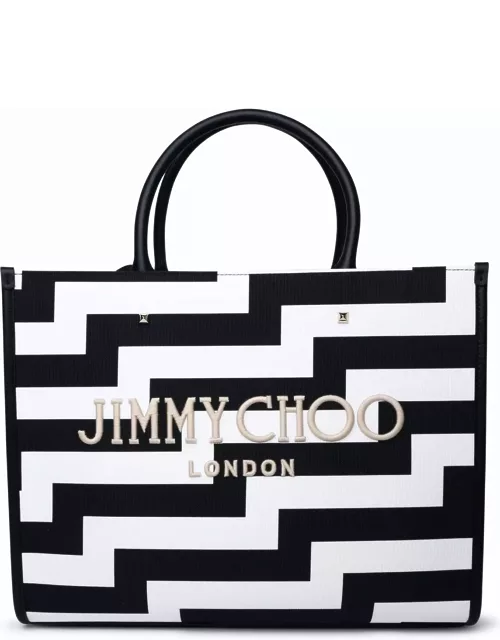 Jimmy Choo Two-tone Fabric Bag