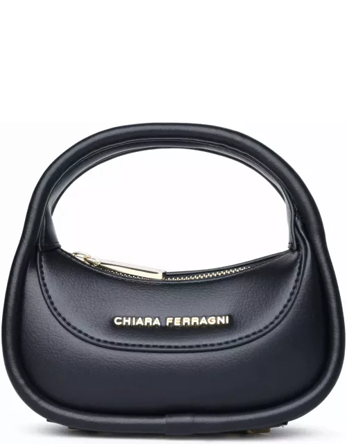 Chiara Ferragni Small hyper Black Polyester Bag