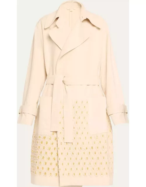 Bashment Canvas Belted Trench Coat
