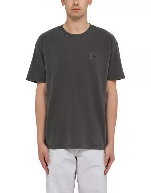 S/S Chase Charcoal Cotton T-Shirt
