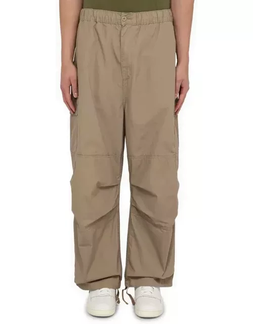 Jet Cargo Pant leather in ripstop cotton