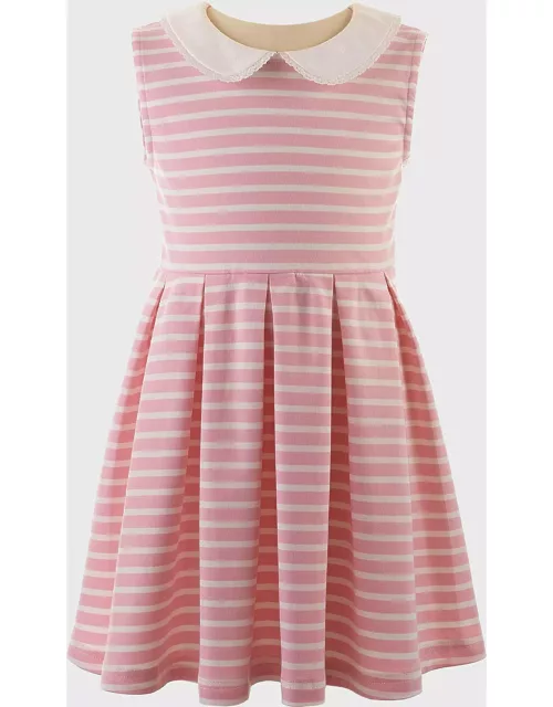 Pink Breton Stripe Jersey Dres