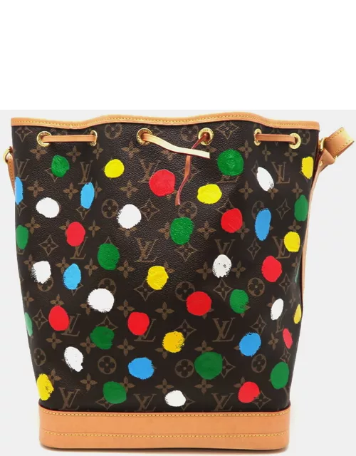 Louis Vuitton x Yayoi Kusama Monogram Painted Dots Noe Bucket Bag