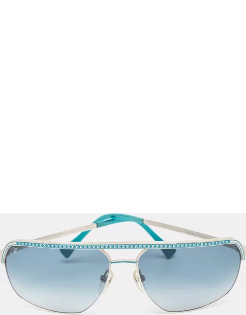 Louis Vuitton Blue/Silver Gradient Z0167U Frame Attitude Sunglasse