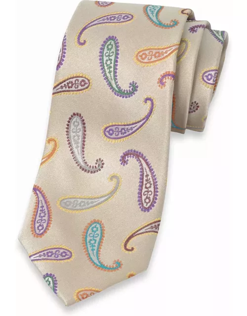 Paisley Woven Silk Tie