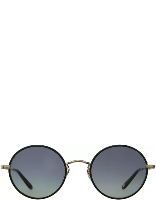 Garrett Leight Fonda Sun Black - Gold Sunglasse