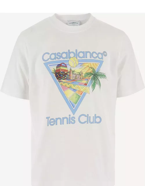 Casablanca Afro Cubism Tennis Club T-shirt