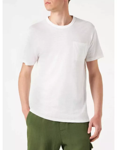 MC2 Saint Barth Man Linen Jersey T-shirt