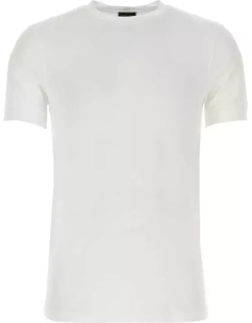 Giorgio Armani White Viscose Blend T-shirt