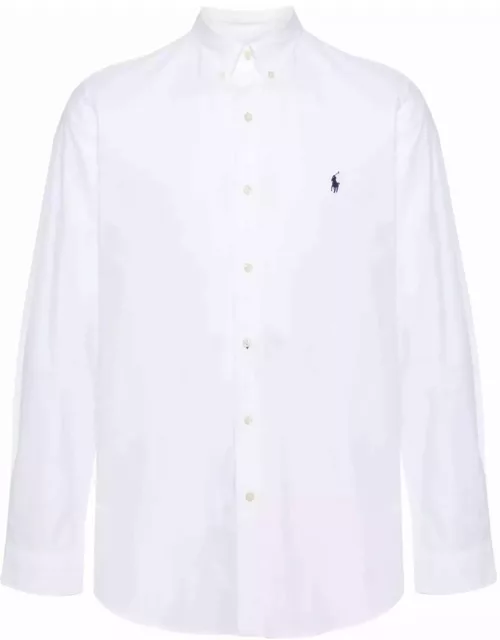 Polo Ralph Lauren White Stretch-cotton Shirt